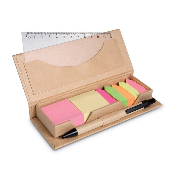 STIBOX Set escritório caixa cartão - GiftRetail MO7756