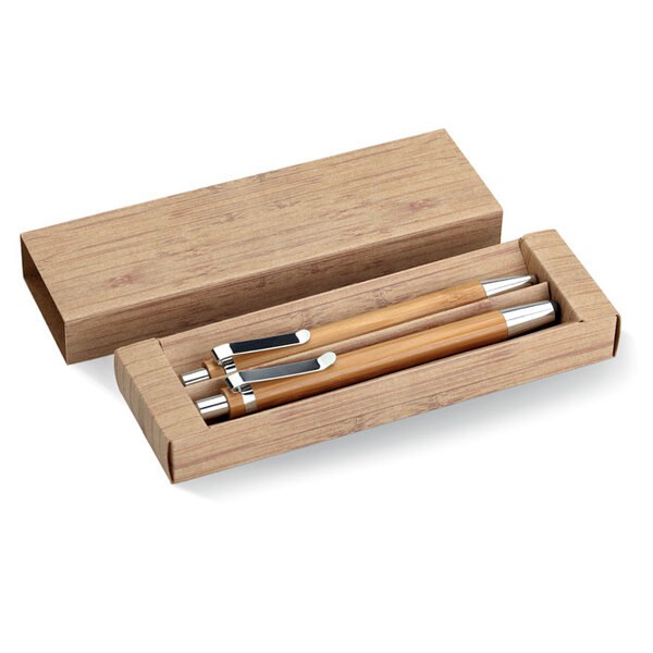 BAMBOOSET Conjunto de caneta e lapiseira - GiftRetail MO8111