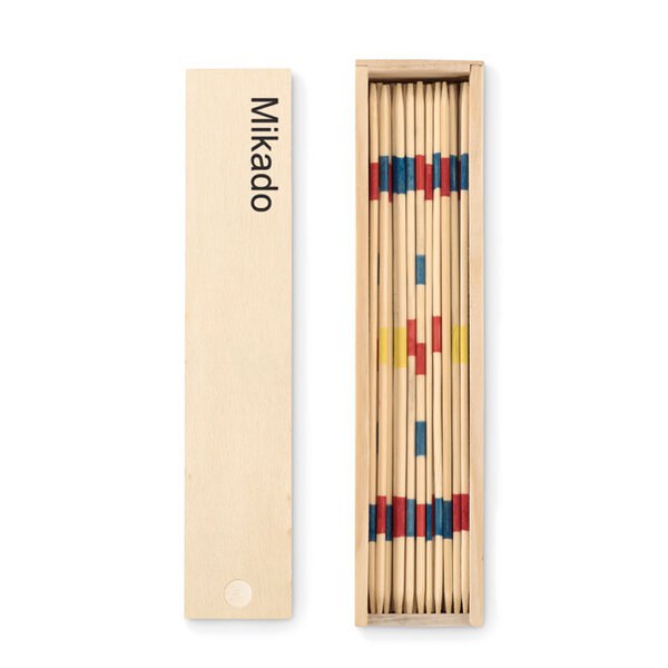 MINI MIKADO Conjunto de Mikado em Caixa de Madeira - GiftRetail MO9189
