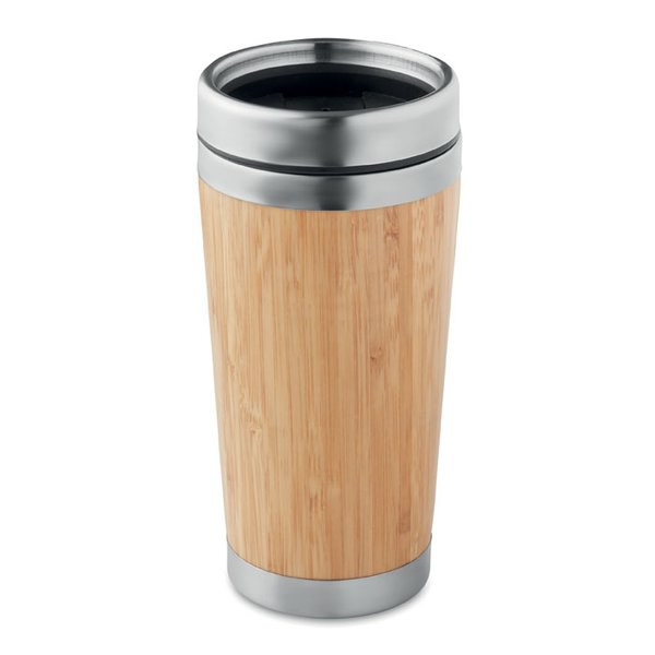 RODEODRIVE+ Balão bambu parede dupla 400ml - GiftRetail MO9444