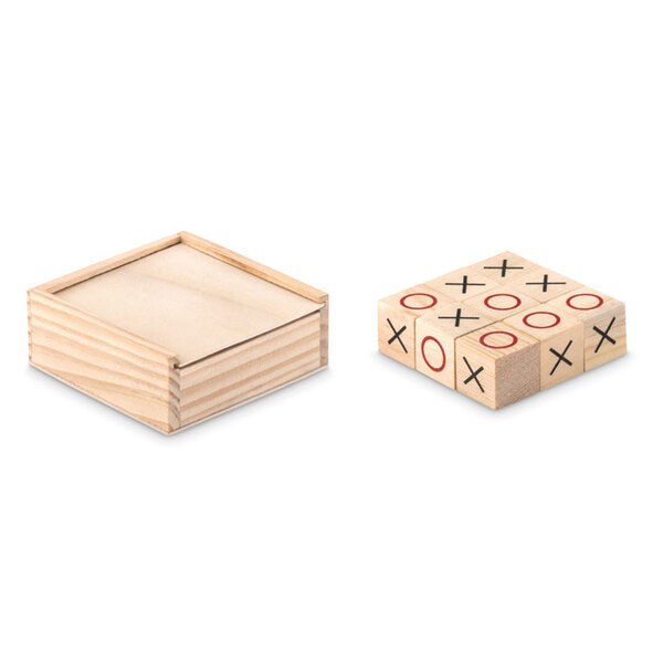 TIC TAC TOE Jogo do galo de madeira - GiftRetail MO9493