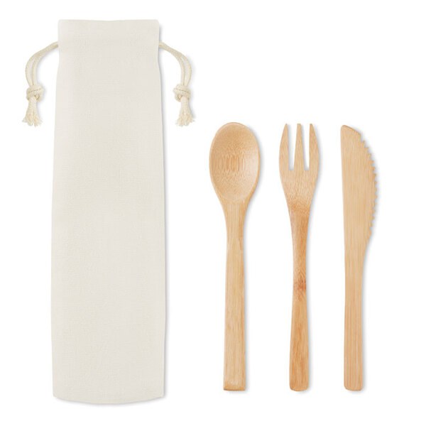 SETBOO Set de talheres em bambu - GiftRetail MO9786
