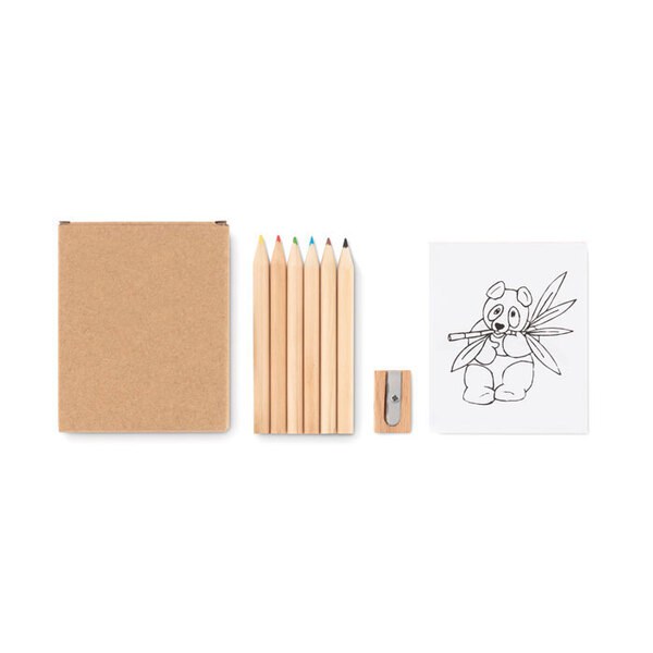 LITTLE VANGOGH Set lápis de cores - GiftRetail MO9873