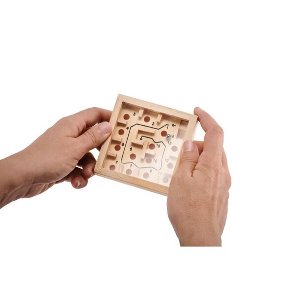 ZUKY Jogo do labirinto de madeira - GiftRetail MO6696