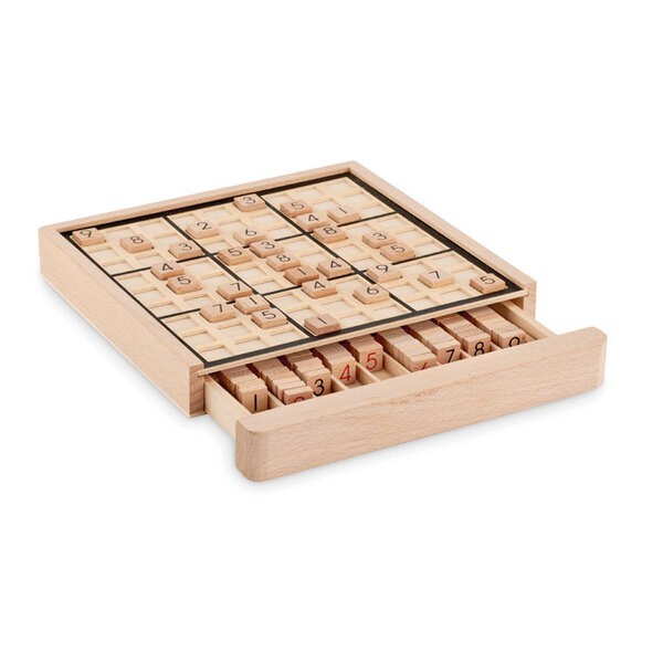 SUDOKU Jogo tabuleiro sudoku madeira - GiftRetail MO6793