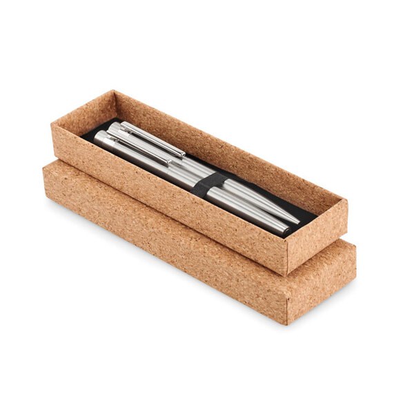 GRAZ SET Canetas de aço inox reciclado - GiftRetail MO6795