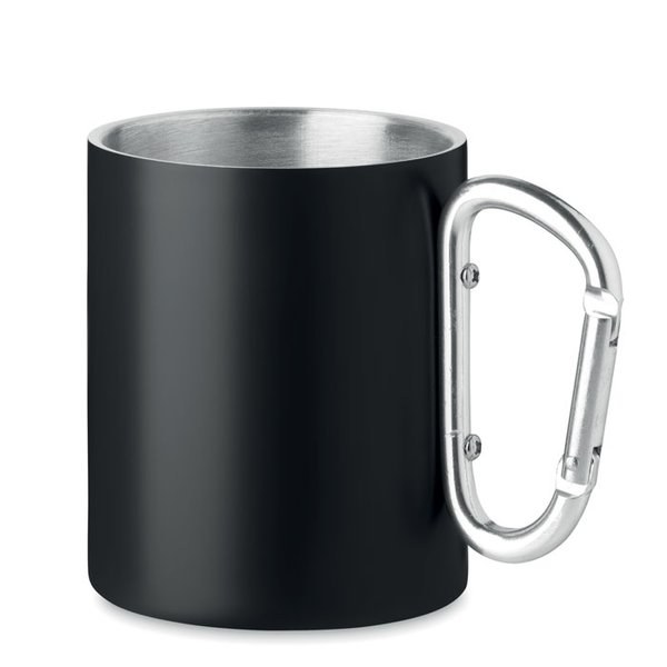 TRUMBA Metalen mok dubbelwandig 300ml - GiftRetail MO6873