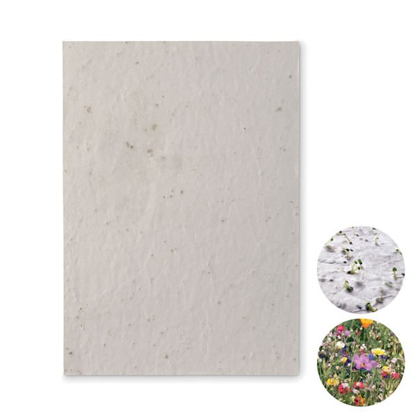 ASIDE Papel sementes de flores A5 - GiftRetail MO6915