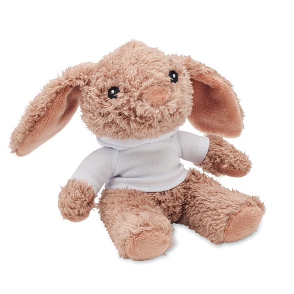 BUNNY Coelhinho de peluche com capuz - GiftRetail MO2121