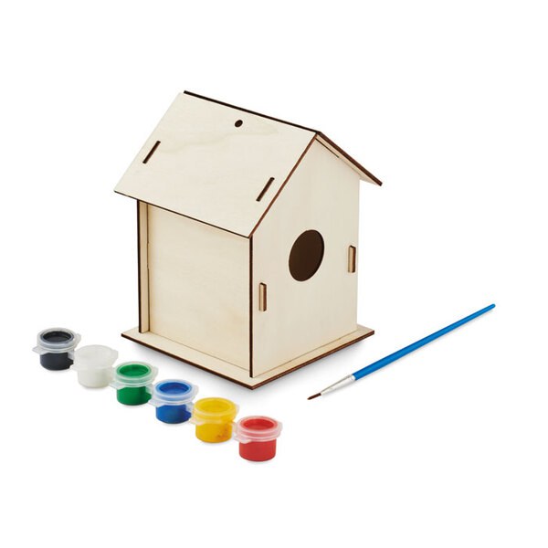 PAINTHOUSE Kit DIY casa pássaros madeira - GiftRetail MO2130