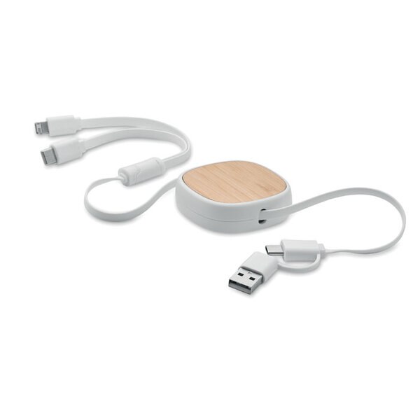 TOGOBAM Cabo USB carregamento retrátil - GiftRetail MO2146