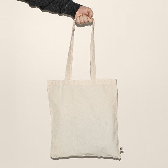 Organic Cotton Bag with Long Handles ECOLOGY