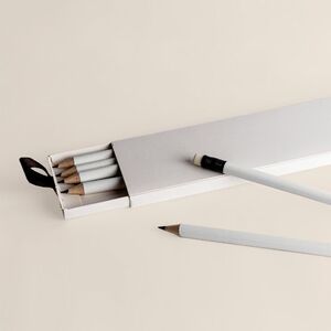 Goya 50033 - 6 White Pencils Set in Box WRITER