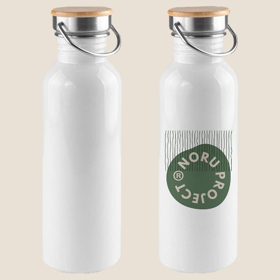 750ml Stainless Steel Bottle with Bamboo Cap ML