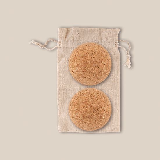 Goya 50654 - Cork Massage Balls with Cotton Bag COLTON