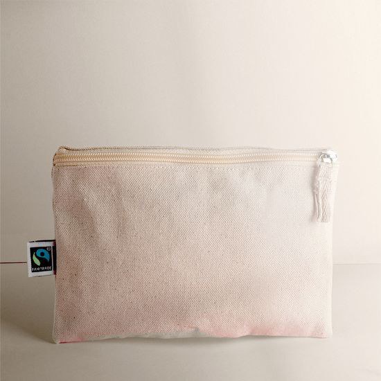 Spain-Made Fairtrade Cotton Toilet Bag FAIRTRADE