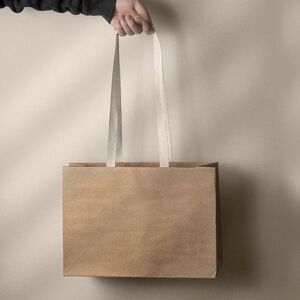 Goya 53575 - Premium Kraft Paper Gift Bag with Cotton Handles STOR