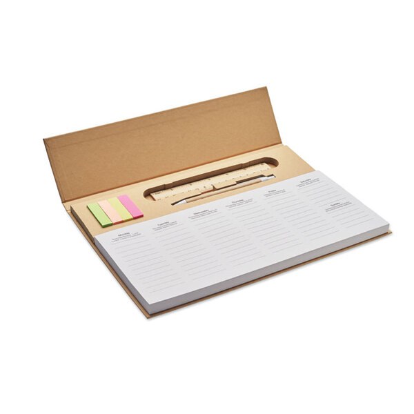 MEMWEEK Weekly desktop planner - GiftRetail MO2289