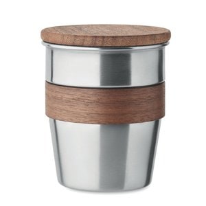 WALNUT Copo de parede simples 350 ml - GiftRetail MO2322