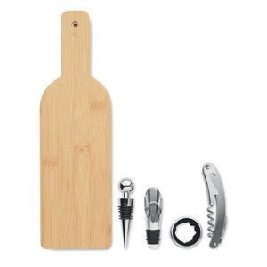 VINOVAULT SET Set vinho em forma de garrafa - GiftRetail MO2381