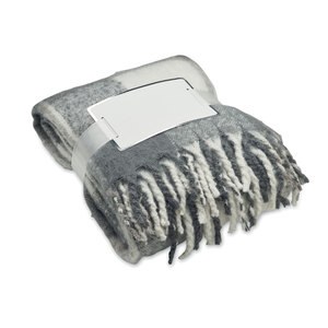 QUET Manta de mohair axadrezada - GiftRetail MO2382