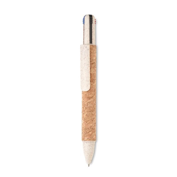 ARBOCHO Caneta de cortiça com  4 cores - GiftRetail MO2421