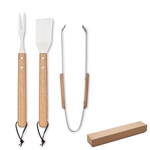 SMOKEY Conjunto de churrasco - GiftRetail MO2546