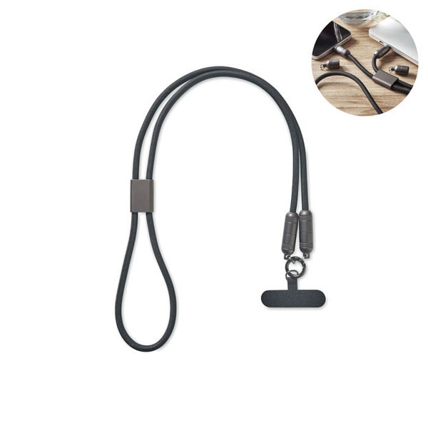 SHAKA Carregador móvel de cordão - GiftRetail MO2585