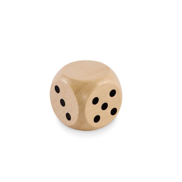 DADIN Dado de madeira Schima 3cm dia - GiftRetail MO2613