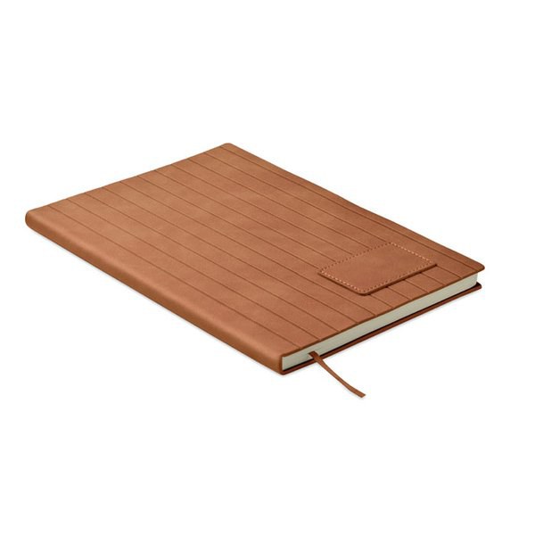 TINTRAY Bloco de notas A5 em PU fumado - GiftRetail MO2663