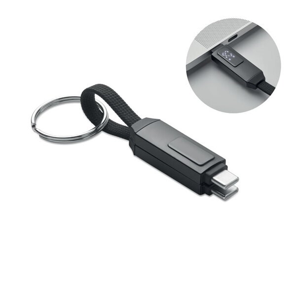 KEYSTO Porta-chaves com cabo de carga