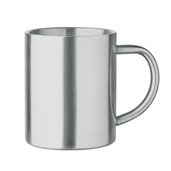 UTIL Recycled stainless steel mug - GiftRetail MO2621