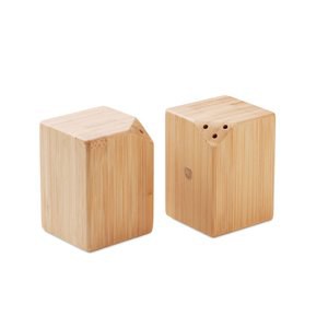 BOTH Saleiro e pimenteiro em bambu - GiftRetail MO2771