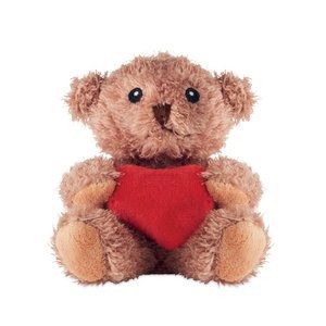 CUDDLE Urso de peluche com coração - GiftRetail MO2802