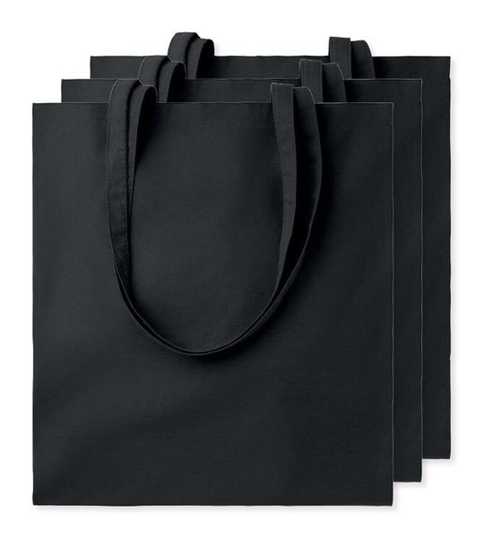 Pack de 3 GiftRetail MO9268 - COTTONEL COLOUR + Sacola de algodão 140 gr / m²