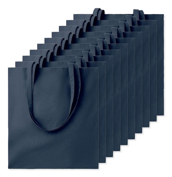 Pack de 10 GiftRetail MO9268 - COTTONEL COLOUR + Sacola de algodão 140 gr / m²