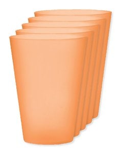 Pack of 5 GiftRetail MO6375 - FESTA LARGE - Eco-friendly and Reusable 300ml - Festival/Party Cup