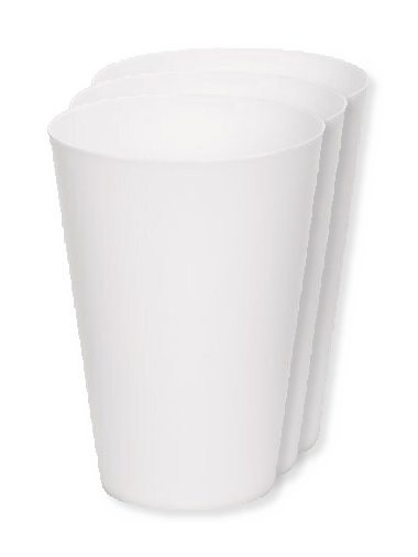 Pack de 30 GiftRetail MO6375 - FESTA LARGE Copo reutilizável eventos 300ml
