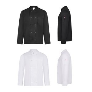 Velilla 36156 - Jaleca de cozinha (190 g/m²) de manga comprida