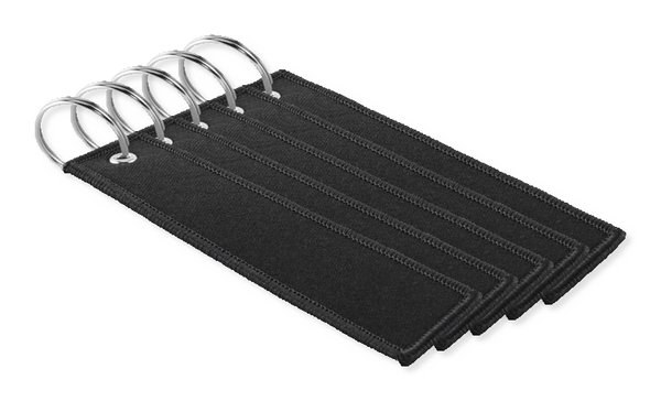 Pack de 5 GiftRetail MO2463 - TAKEOFF Porta-chaves de poliéster