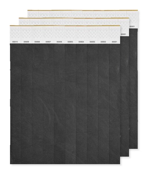 Pack de 30 GiftRetail MO8942 - TYVEK Bracelete em Tyvek