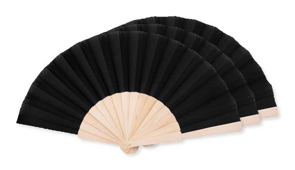 Pack de 30 GiftRetail MO9532 - FANNY WOOD Leque de Madeira