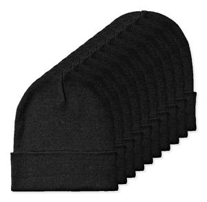 Pack de 10 GiftRetail MO2705 - BEANIX Gorro de malha com punho