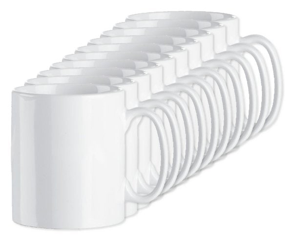 Pack de 10 GiftRetail MO8040 - SUBLIM Caneca cerâmica subl. 300 ml