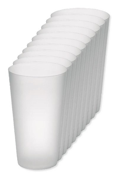 Pack de 100 GiftRetail MO9907 - FESTA LARGE Copo reutilizável eventos 500ml