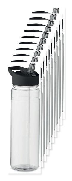 Pack de 10 GiftRetail MO6467 - ALABAMA Garrafa RPET 650ml PP