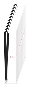 Pack de 100 GiftRetail MO9058 - SIMPLE LANY Lanyard 20 mm
