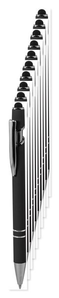 Pack of 10 Goya 37513RE - Recycled Aluminum Pen with Touch Pointer EVEN
