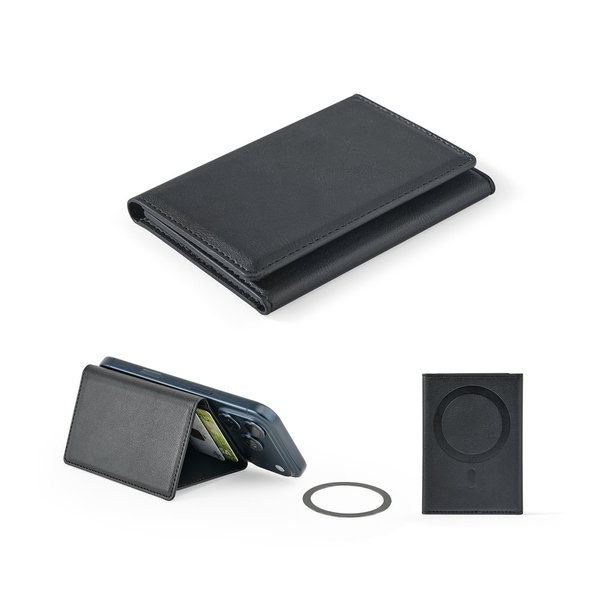 Carteira magnética em PU de grande capacidade com bloqueio RFID - Egotier 95127