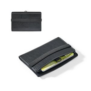 Porta-cartões em PU com fecho elástico - Egotier 95128